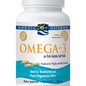 Omega-3 Fish Gels Lemon 60