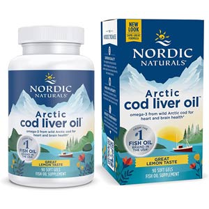 Arctic Cod Liver Oil Lemon 90 Softgels