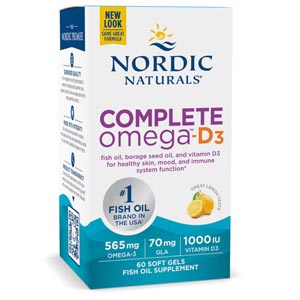 Complete Omega 3.6.9 D Lemon 60 Softgels