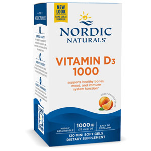Vitamin D3 1,000 IUs 120 Softgels