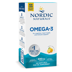Omega – 3 Lemon 120 Softgels