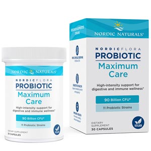 Maximum Care Nordic Flora Probiotics 30 Vegan Caps