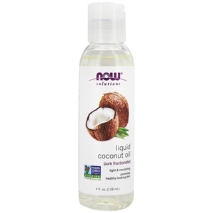 Now Liquid Coconut Oil 4oz