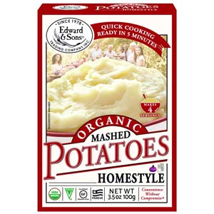 Organic Mashed Potatoes Home