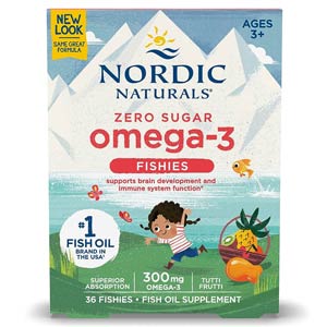 Nordic Omega-3 Fishies 300mg 36 Fishies