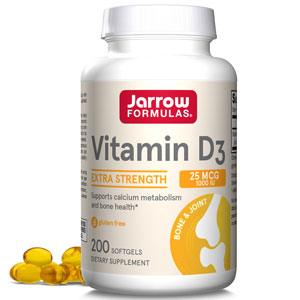 Vitamin D3 25mcg 1000 IU 200 Softgels