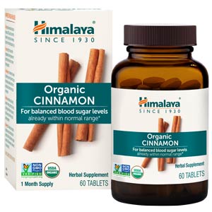 Cinnamon Organic 60 Tablets