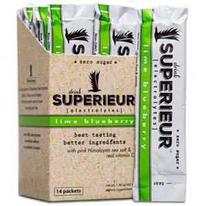 Superieur Electrolyes Lime Blueberry 14 packets