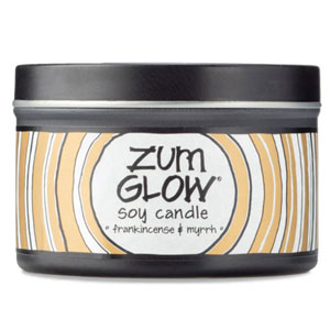 Zum Glow Soy Candle Frankincense Myrrh